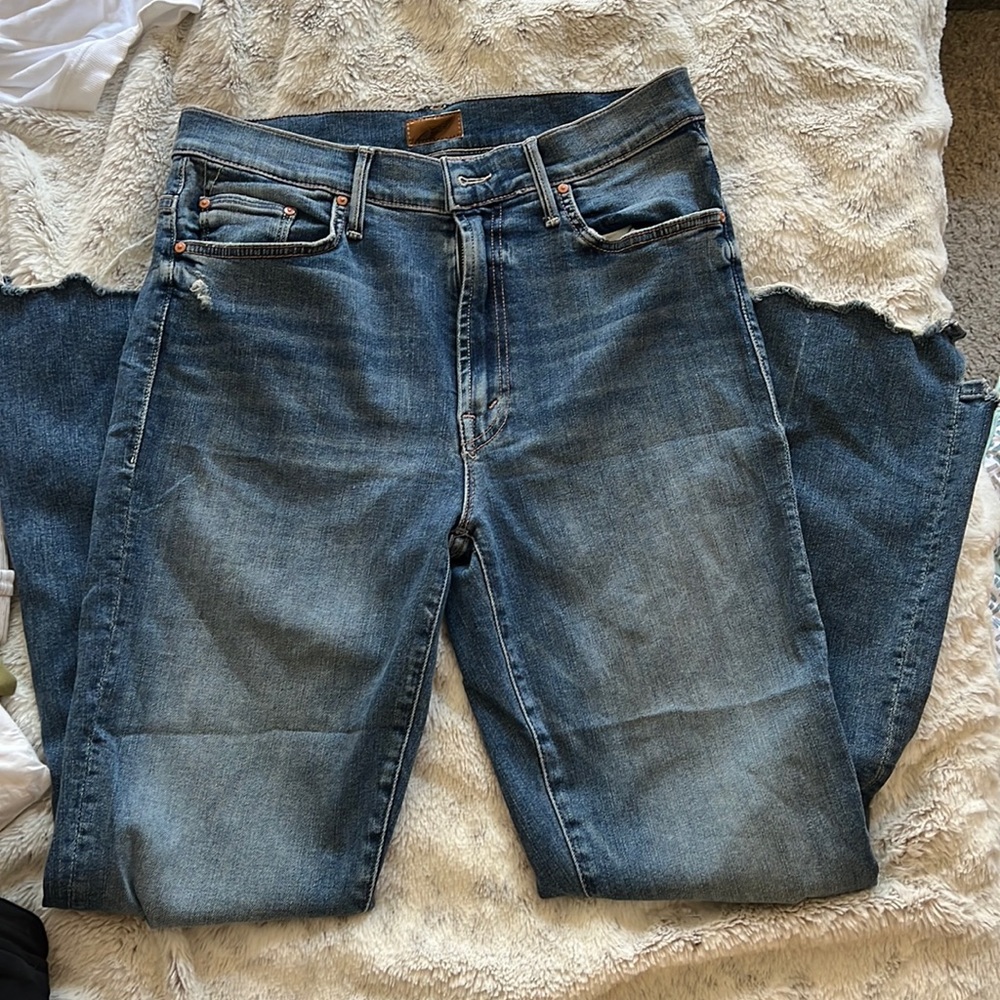 Worn/washed once, Mother jeans sz 30